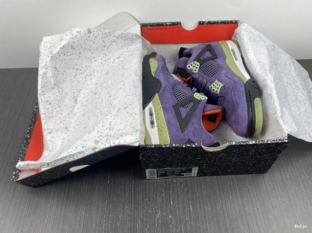 Bmlin shoes 4 Canyon Purple AQ9129-500 WMNS Jordan Air 0802